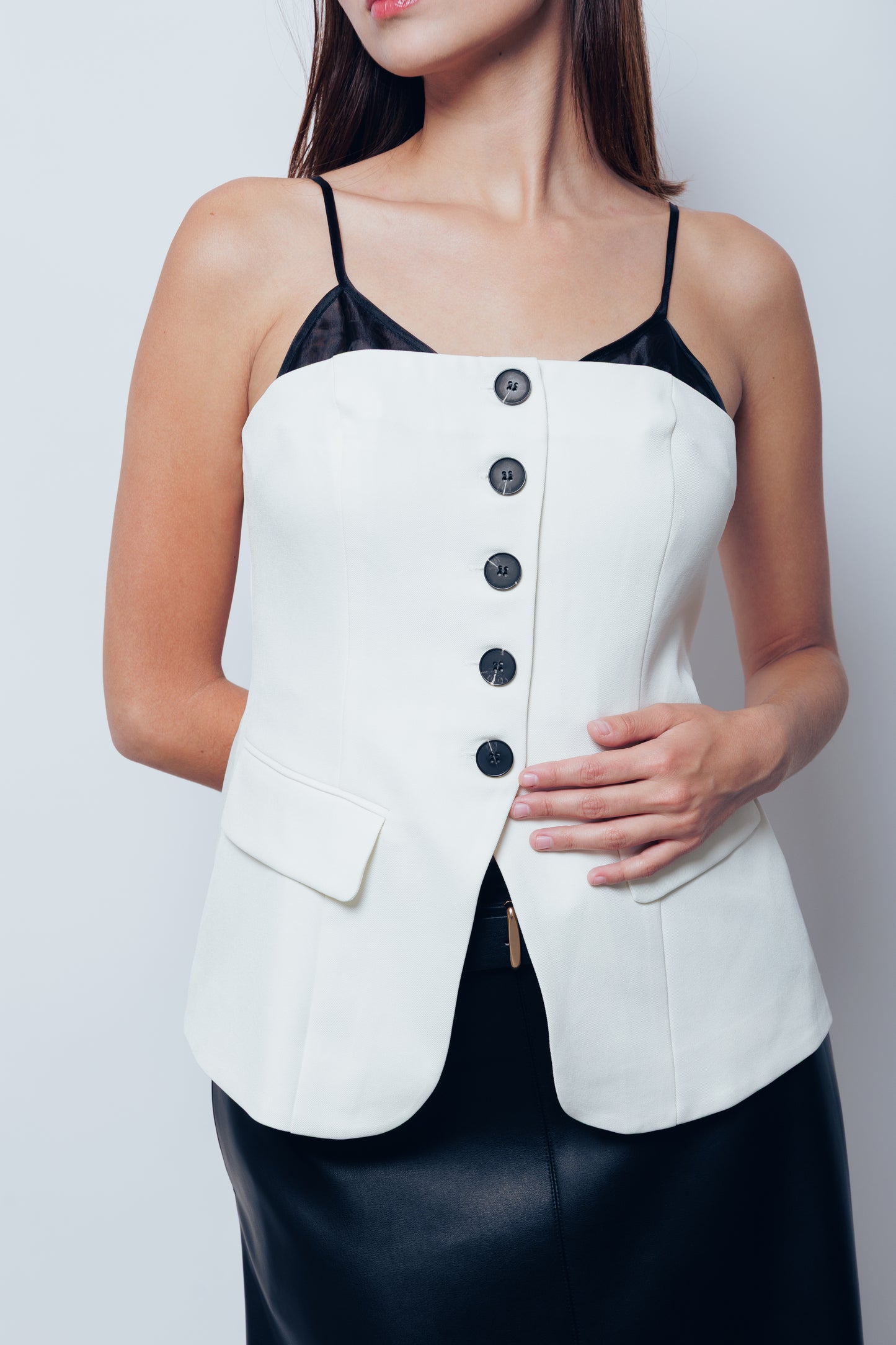 ivory black soft waven