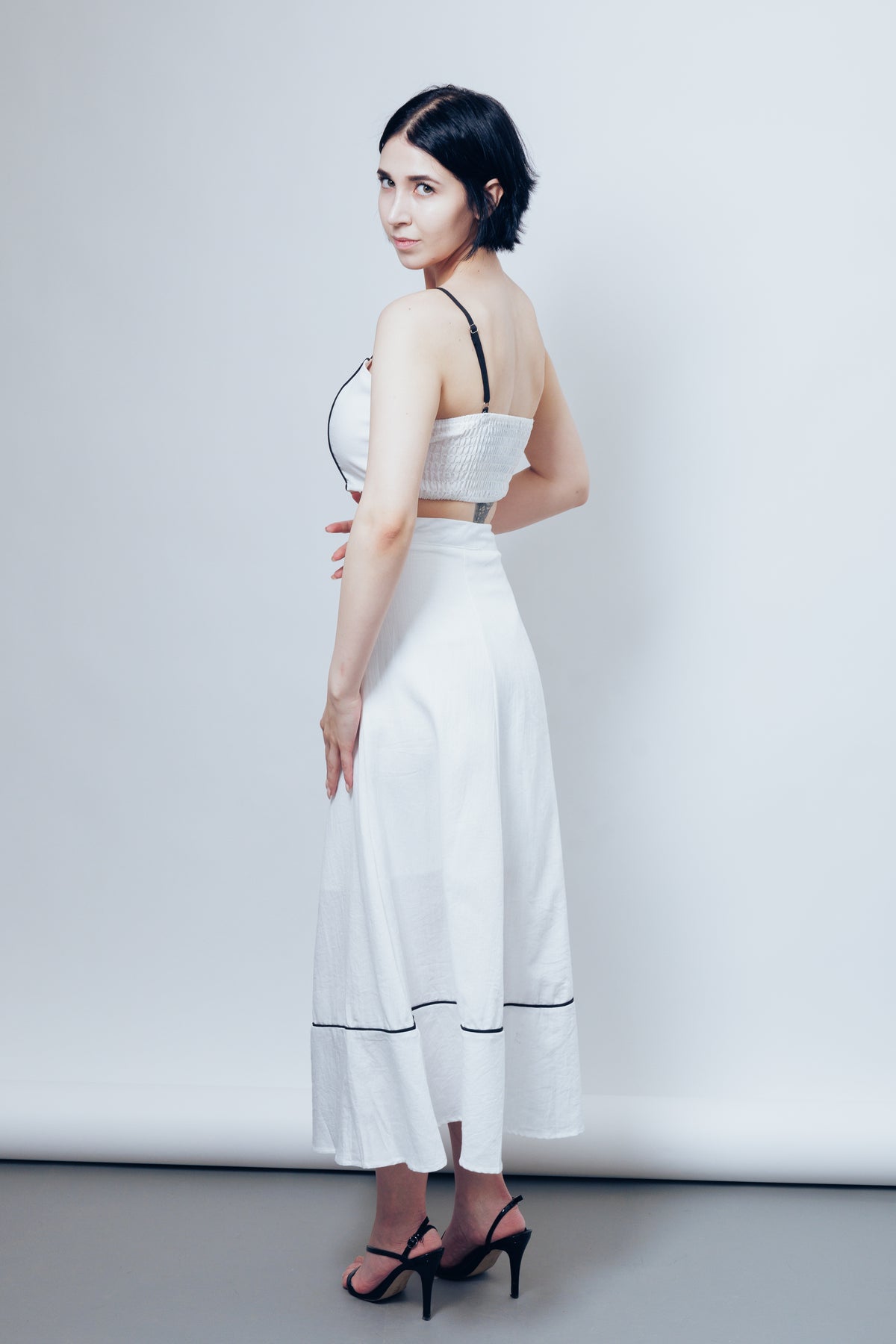 White Linen Set