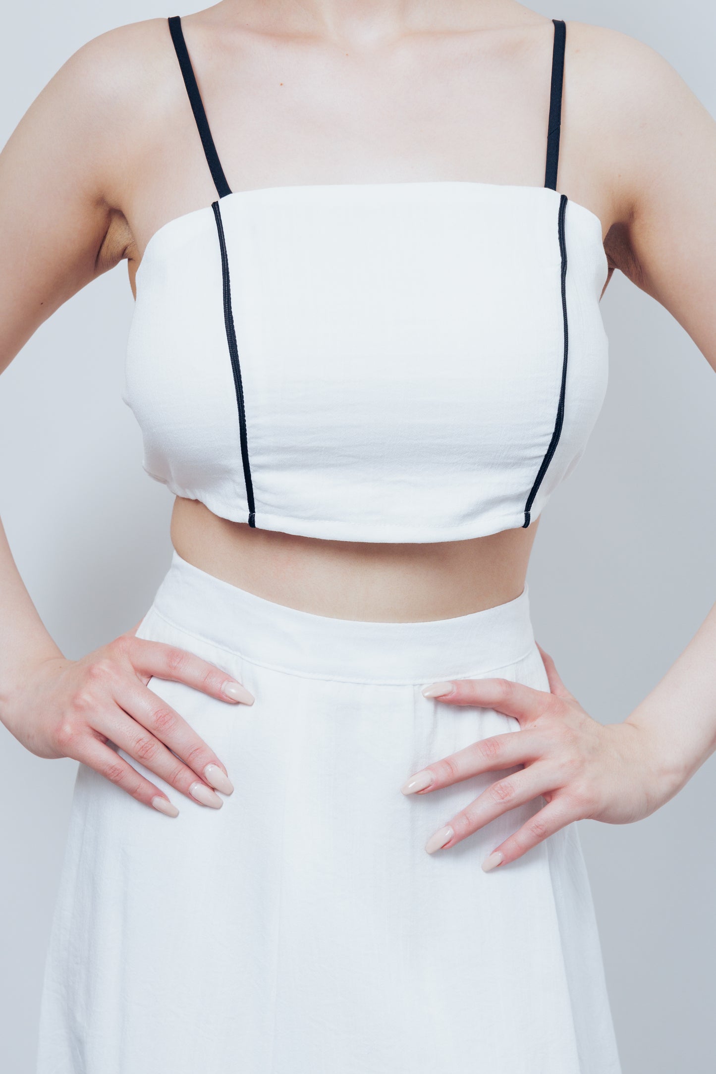 White Linen Set