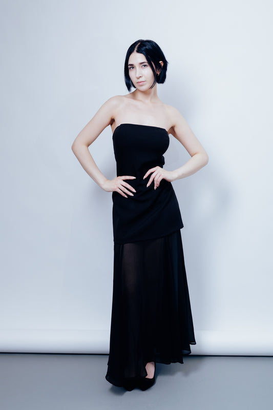 Black Sheer Dress