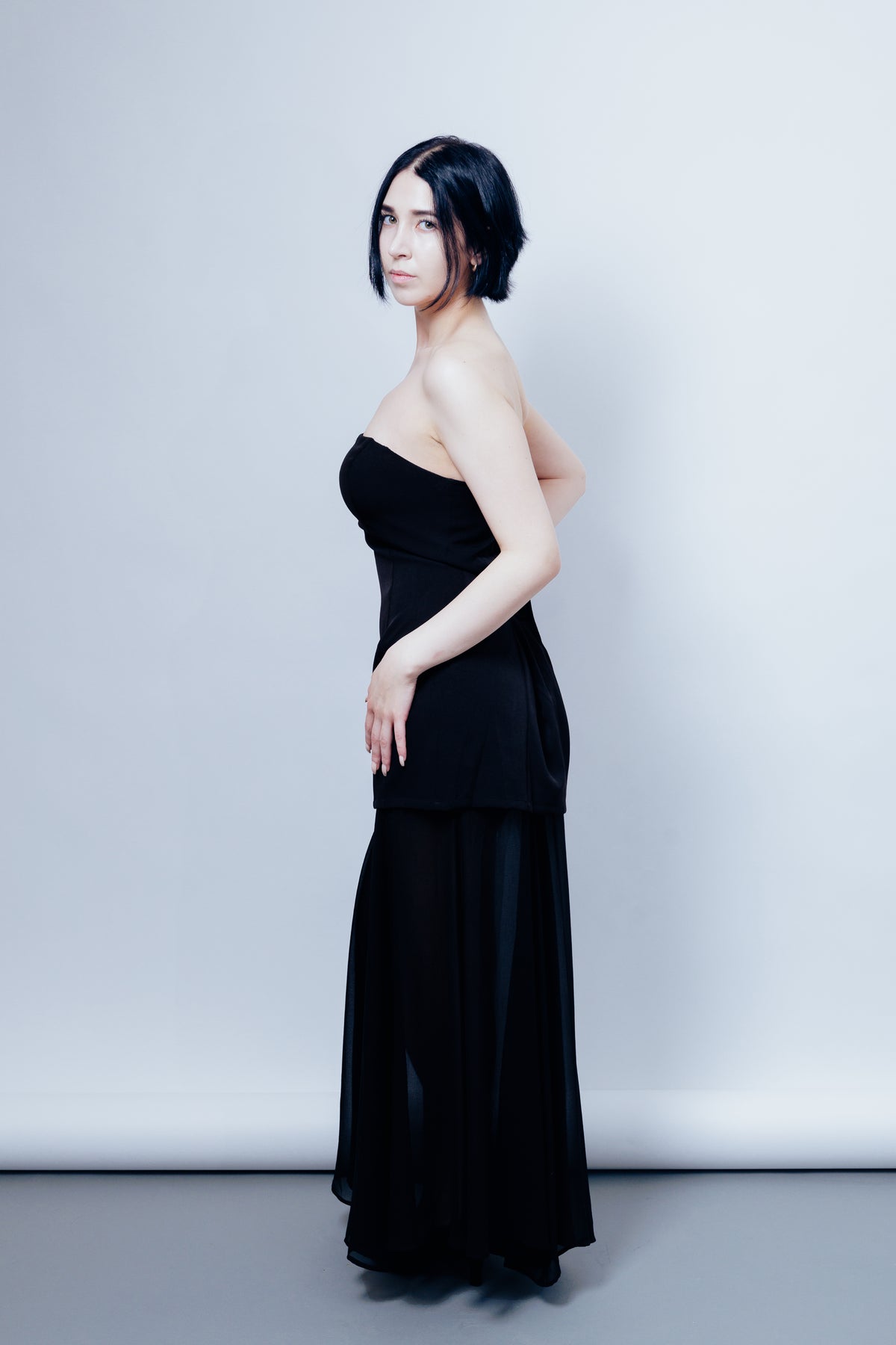 Black Sheer Dress