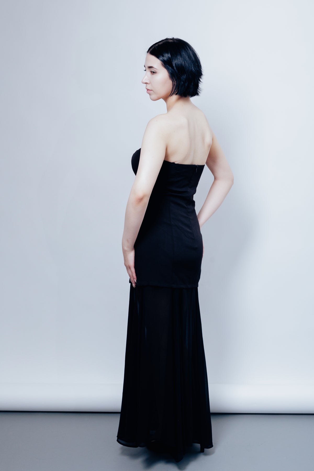 Black Sheer Dress