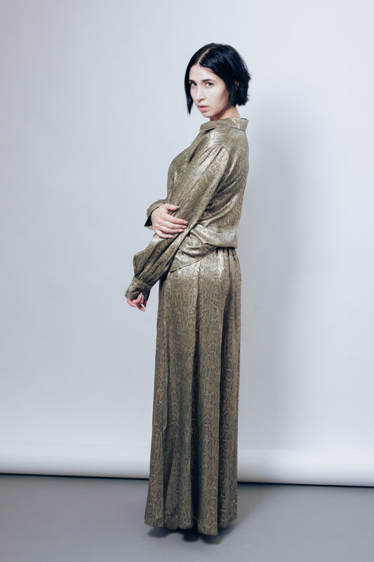 Snake Print Pants