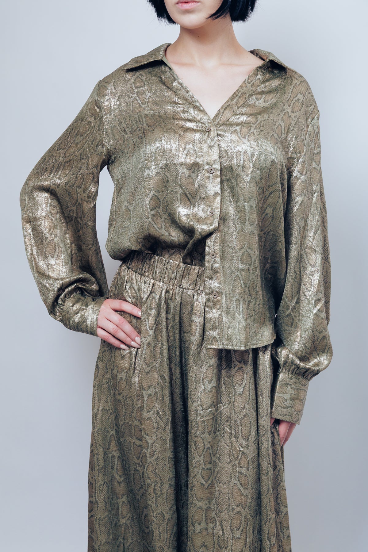 Snake Print Top